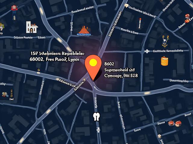 Carte statique montrant l'emplacement de Orée Ligne à Lyon