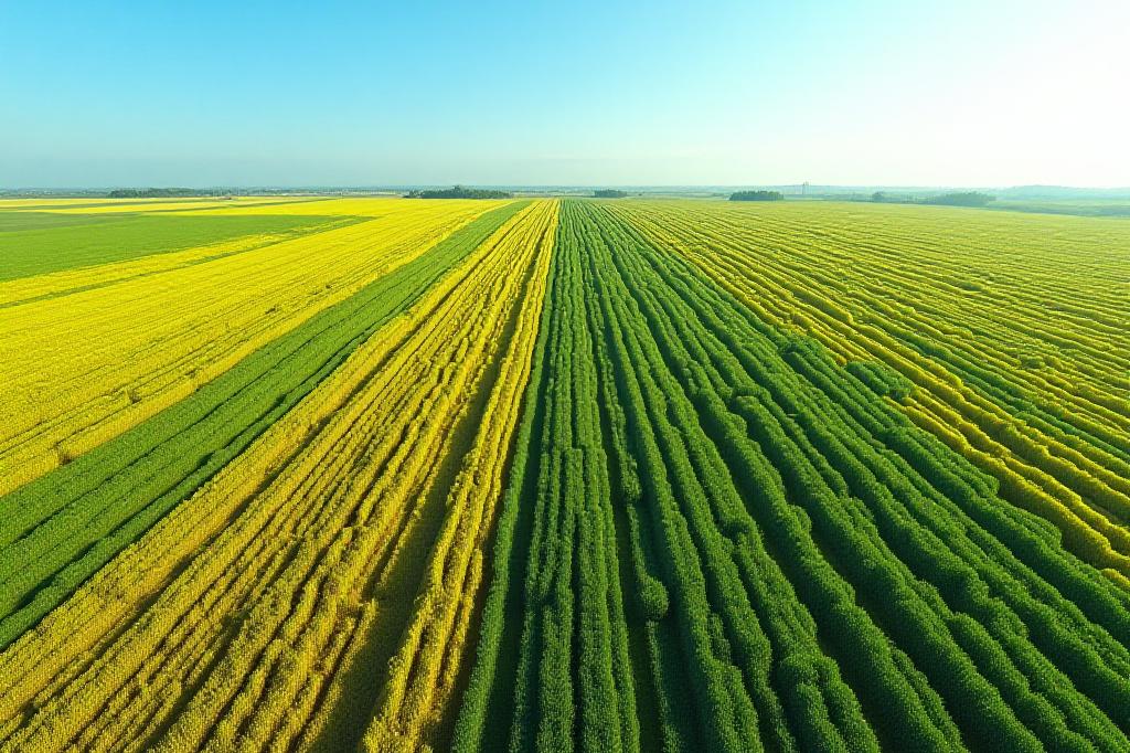Cartographie 3D de précision d'un vaste champ agricole pour l'optimisation des cultures